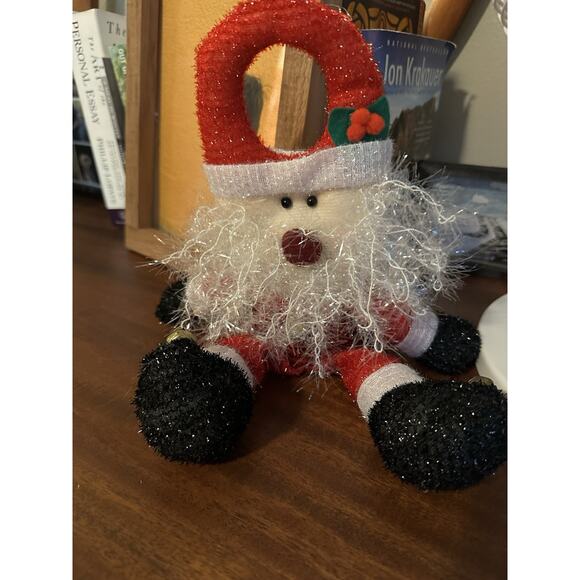 VTG Springy Santa Shelf Or Door Christmas Decoration - Picture 2 of 2